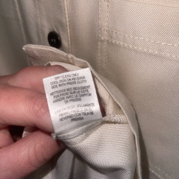 WORTH NEW YORK Ivory Basketweave Tencel Split Back
Blouse - Picture 7 of 8